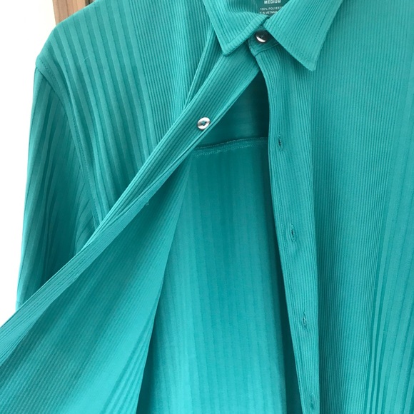 EUROPA MENS SHORT SLEEVE VIA BUTTON DOWN - Picture 7 of 7